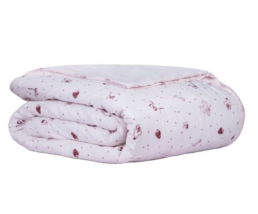 Duvet Essencialle Vintage Love, pink | WestwingNow