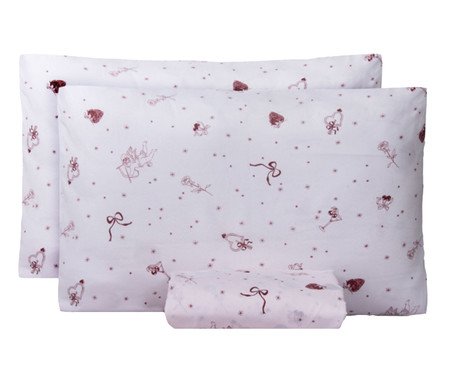 Jogo de Lençol Superior Essencialle Vintage Love | Westwing