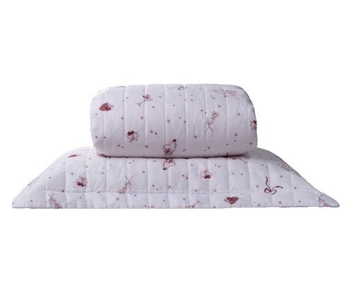 Jogo de Cobre-Leito Essencialle Vintage Love, pink | WestwingNow