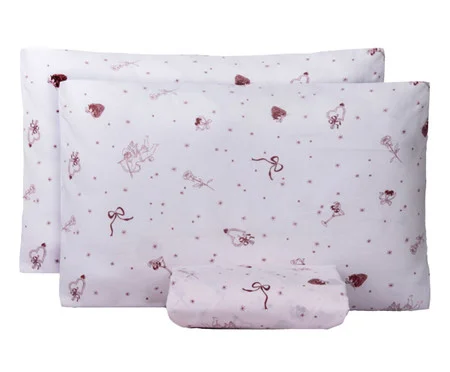 Jogo de Lençol Inferior Essencialle Vintage Love