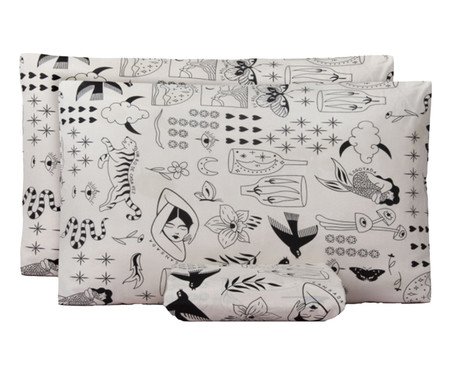 Jogo de Lençol Superior Essencialle Boho Soul