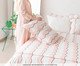 Jogo de Lençol Inferior Percalle Estampado Wave Rose 200 Fios, white | WestwingNow