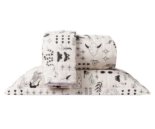 Jogo de Cobre-Leito Essencialle Boho Soul, beige | WestwingNow