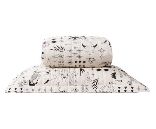 Jogo de Cobre-Leito Essencialle Boho Soul, beige | WestwingNow