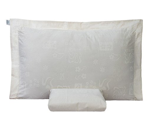 Jogo de Lençol Inferior Percalle Estampado All White 200 Fios, white | WestwingNow