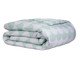 Duvet Percalle Estampado Scale Menta 200 Fios, white | WestwingNow