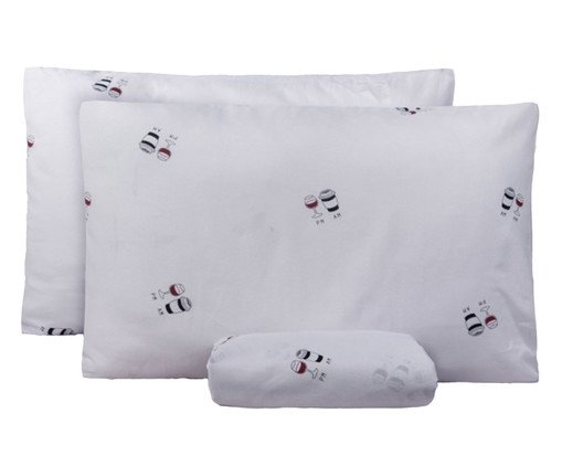 Jogo de Lençol Superior Essencialle Café ou Vinho, white | WestwingNow