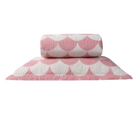 Jogo de Cobre-Leito Percalle Estampado Scale Rose 200 Fios | Westwing