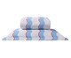 Jogo de Cobre-Leito Percalle Estampado Wave Blue 200 Fios, white | WestwingNow