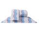 Jogo de Cobre-Leito Percalle Estampado Wave Blue 200 Fios, white | WestwingNow