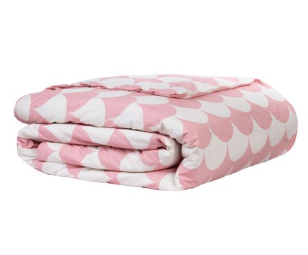 Duvet Percalle Estampado Scale Rose 200 Fios | Westwing