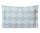 Fronha Percalle Estampada Scale Menta 200 Fios, white | WestwingNow