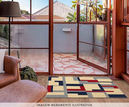 Passadeira Adana Mondrian Bege | Westwing