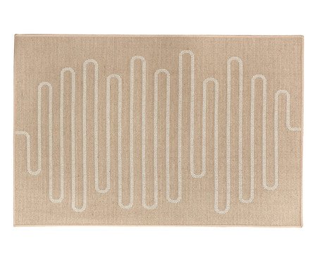 Tapete Art Boucle Lines Bege | Westwing