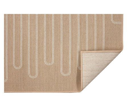 Tapete Art Boucle Lines Bege | Westwing