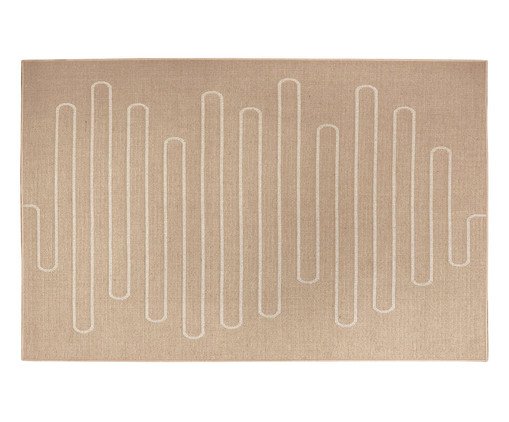 Tapete Art Boucle Lines Bege, beige | WestwingNow