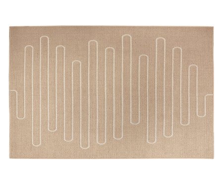 Tapete Art Boucle Lines Bege | Westwing
