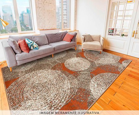 Tapete Adana Celeste Marrom | Westwing