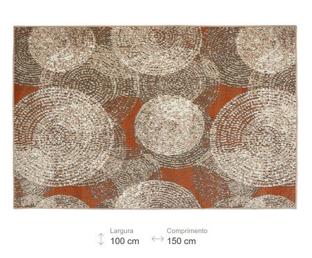 Tapete Adana Celeste Marrom | Westwing