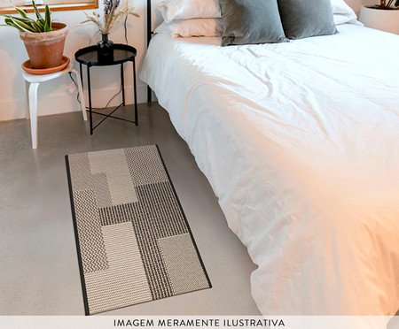 Passadeira Art Boucle Quad Bege | Westwing