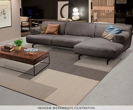Tapete Art Boucle Quad Bege | Westwing