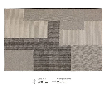 Tapete Art Boucle Quad Bege | Westwing