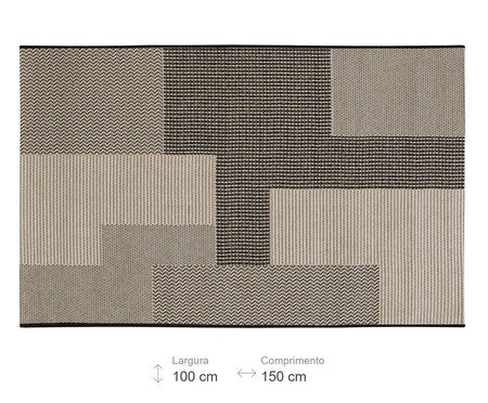 Tapete Art Boucle Quad Bege | Westwing