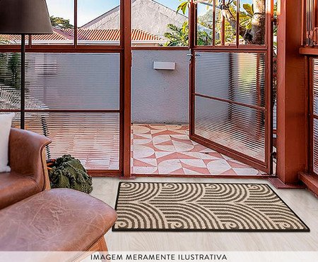 Passadeira Art Boucle Deco Bege | Westwing