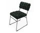Cadeira em Veludo Kiva Verde Musgo, black | WestwingNow