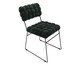 Cadeira em Veludo Kiva Verde Musgo, black | WestwingNow