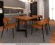 Mesa de Jantar Toronto Acácia Mel, brown | WestwingNow
