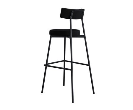 Banqueta Alta Stout Preta | Westwing