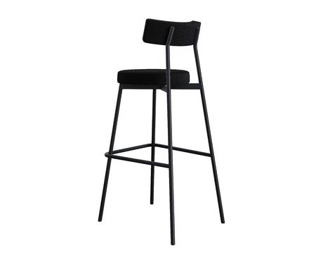 Banqueta Alta Stout Preta | Westwing