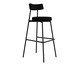 Banqueta Alta Stout Preta, black | WestwingNow