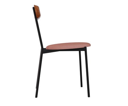 Cadeira Vintage Coz Tulipa Rosê City Caramelo | Westwing