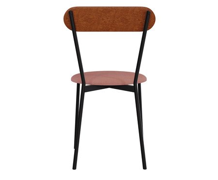 Cadeira Vintage Coz Tulipa Rosê City Caramelo | Westwing