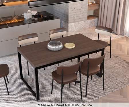Mesa de Jantar Yon Terracota | Westwing
