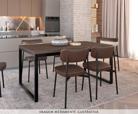 Mesa de Jantar Yon Terracota | Westwing