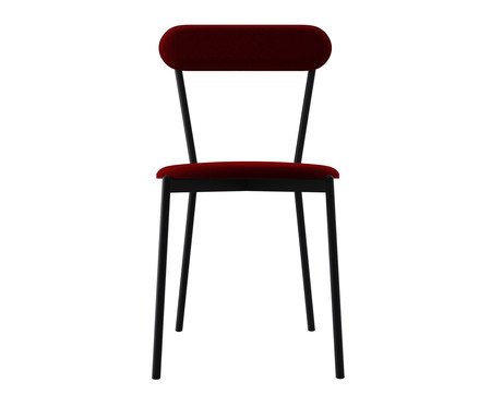 Cadeira Vintage Coz Vermelho Vinho City | Westwing