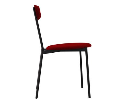 Cadeira Vintage Coz Vermelho Vinho City | Westwing