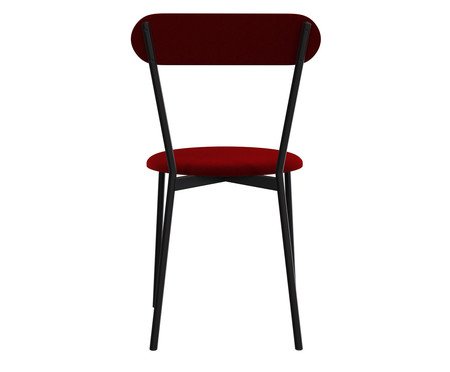 Cadeira Vintage Coz Vermelho Vinho City | Westwing