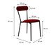 Cadeira Vintage Coz Vermelho Vinho City, red | WestwingNow