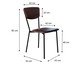 Cadeira Vintage Retrô Courino Café, brown | WestwingNow