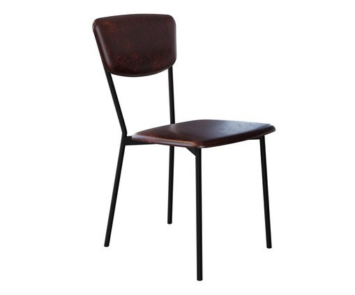 Cadeira Vintage Retrô Courino Café, brown | WestwingNow