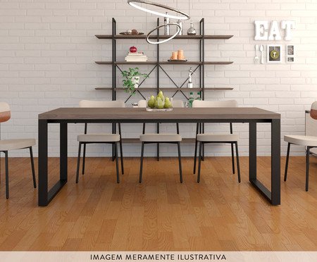 Mesa de Jantar Queens Terracota | Westwing