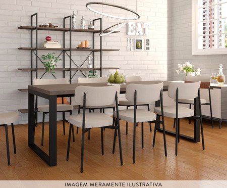 Mesa de Jantar Queens Terracota | Westwing