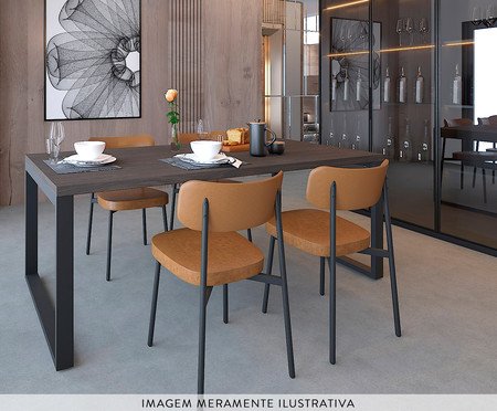 Mesa de Jantar Queens Terracota | Westwing