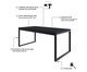 Mesa de Jantar Yon Preta, black | WestwingNow