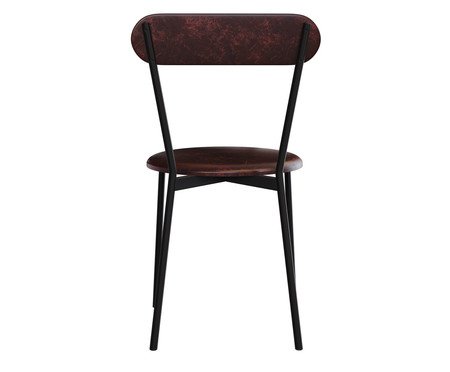 Cadeira Vintage Coz Courino Café | Westwing