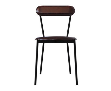 Cadeira Vintage Coz Courino Café | Westwing